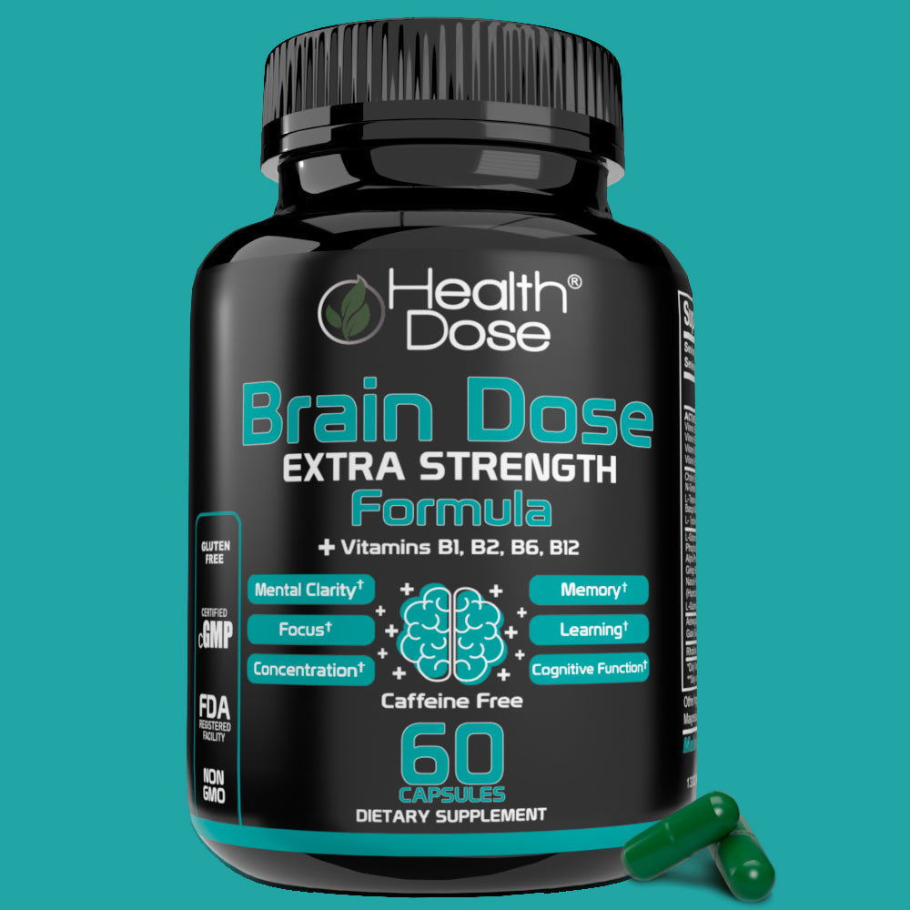 Brain Dose Premium Nootropics. 60-Count