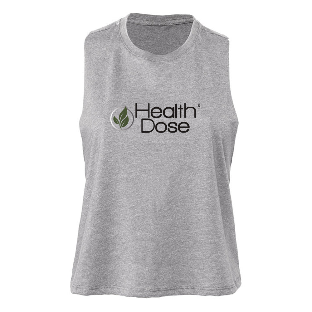 Ladies Cropped Tank Top - healthdoseusa