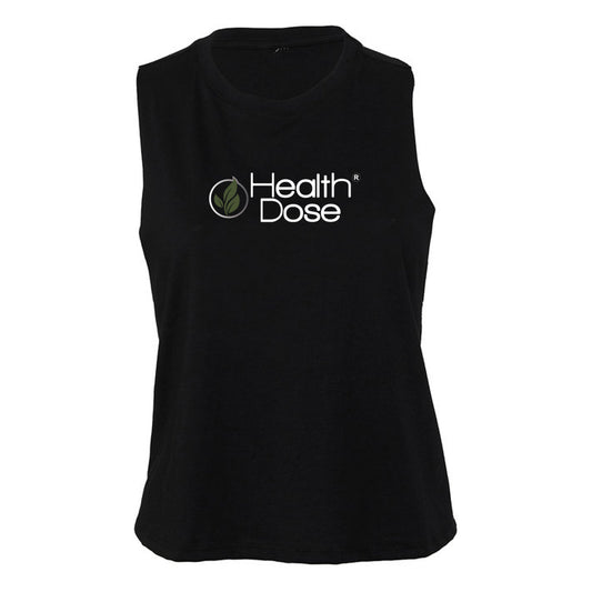 Ladies Cropped Tank Top - healthdoseusa
