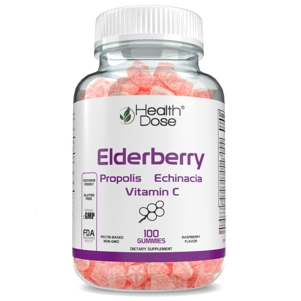 Elderberry Adult Gummies. 100 count