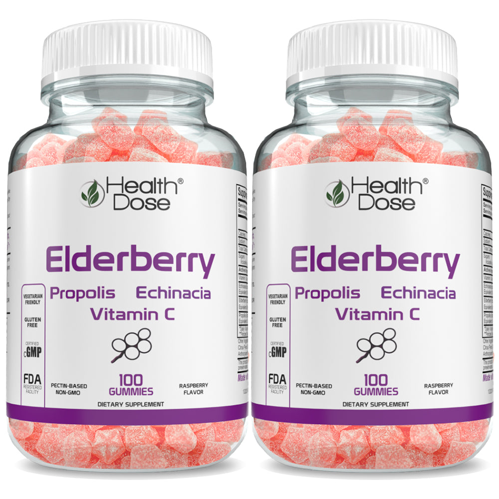 Elderberry Adult Gummies. 100 count