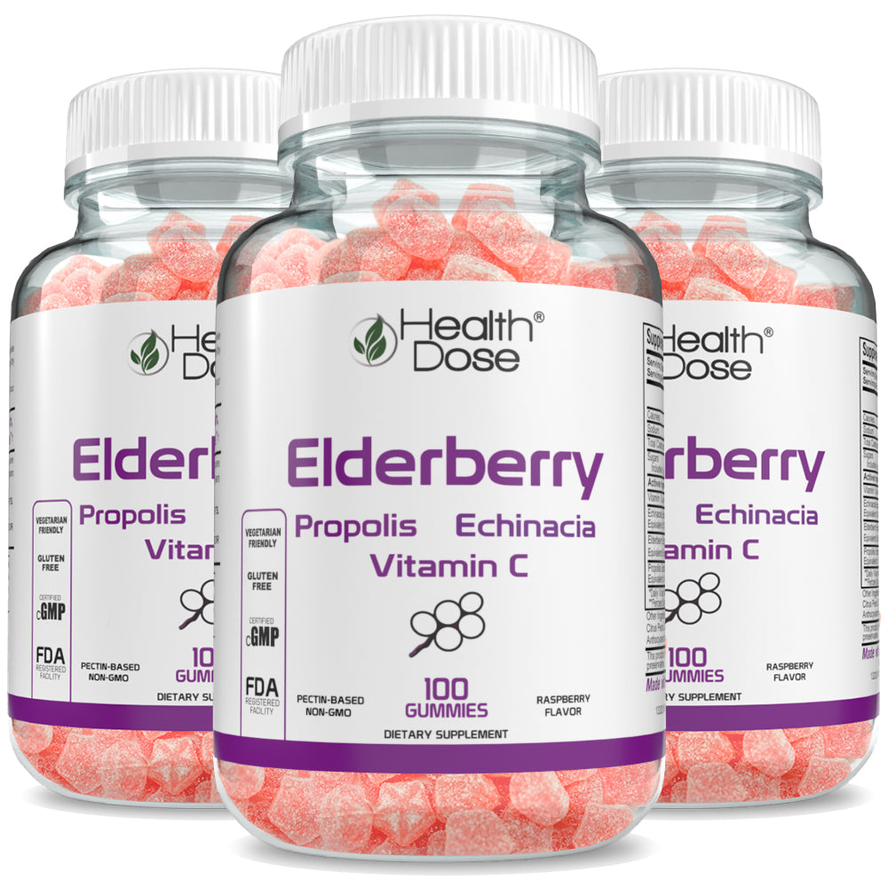 Elderberry Adult Gummies. 100 count