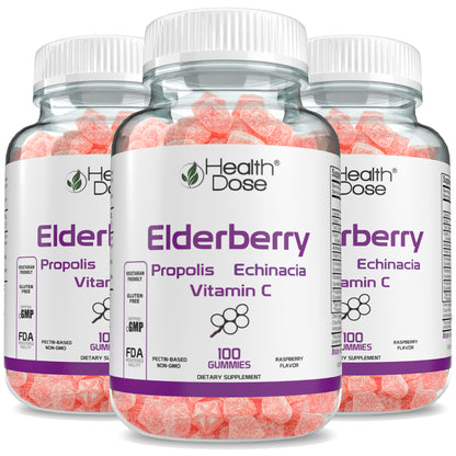 Elderberry Adult Gummies. 100 count