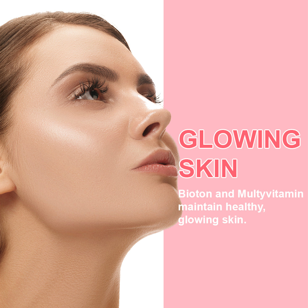 Hair Skin Nails Biotin. 60 Count Gummies.