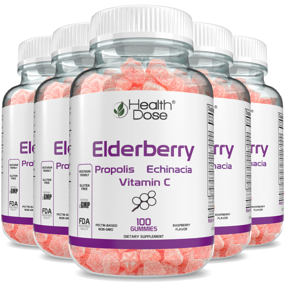 Elderberry Adult Gummies. 100 count