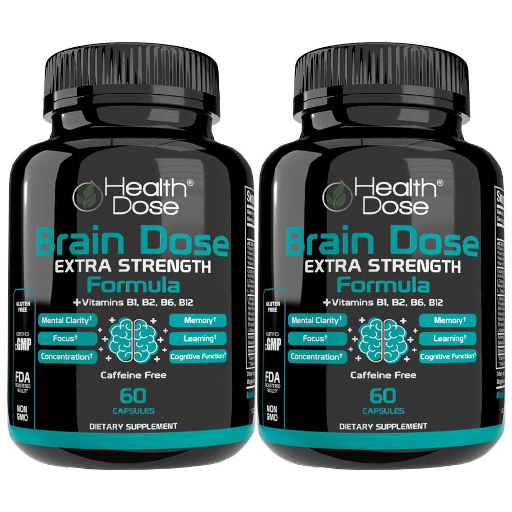 Brain Dose Premium Nootropics. 60-Count