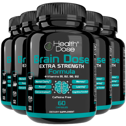 Brain Dose Premium Nootropics. 60-Count
