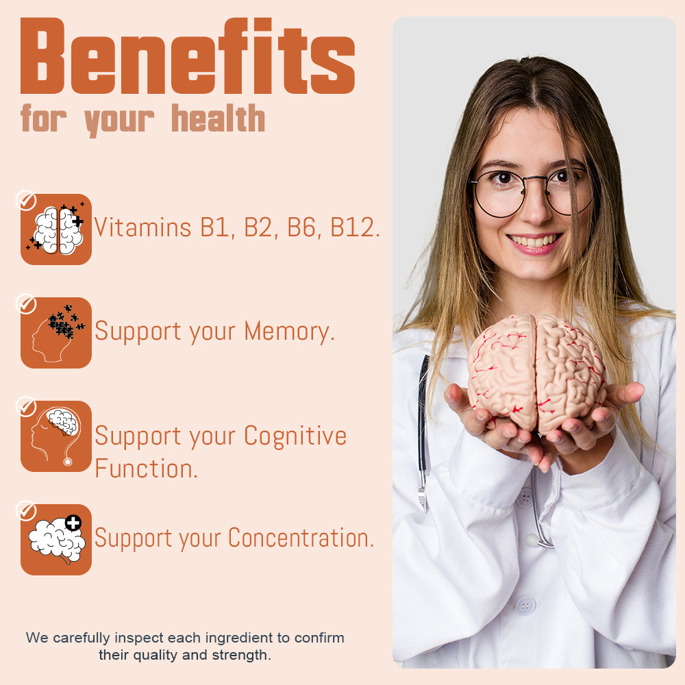 Brain Dose Premium Nootropics. 60-Count