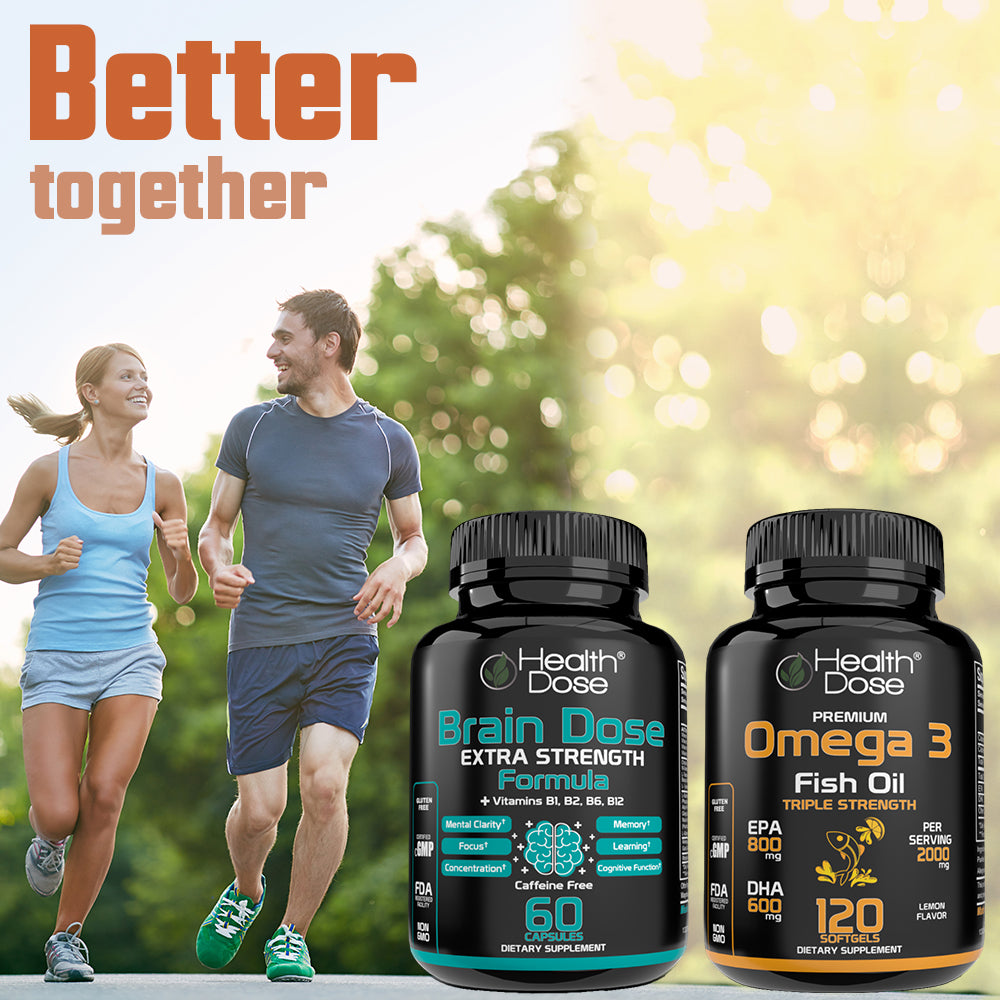 Brain Dose Premium Nootropics. 60-Count