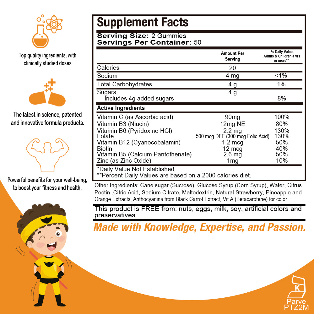 Multivitamin Dose Children 100 Gumies