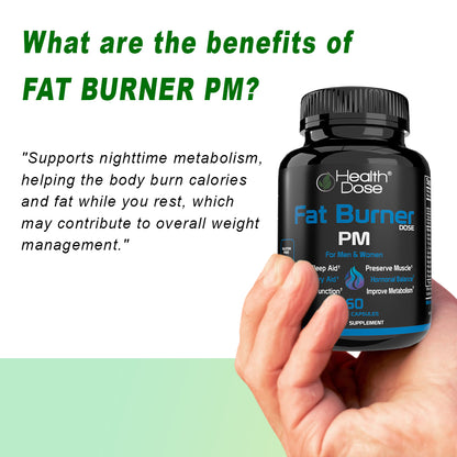 Fat Burner, PM Nighttime. 60 Softgels