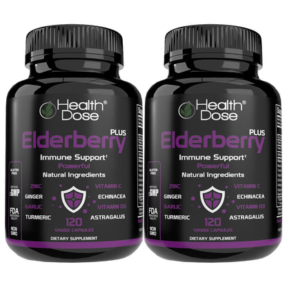 Elderberry Plus With Vitamin C & More 120 Capsules