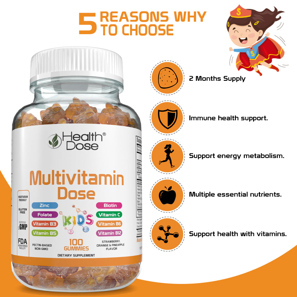 Multivitamin Dose Children 100 Gumies