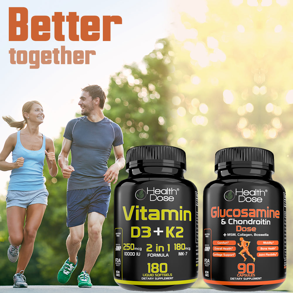 Vitamin D3 + K2. 180 Liquid Softgels