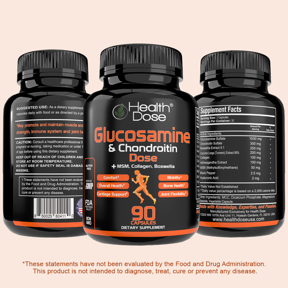 Glucosamine & Chondroitin. 90 Capsules