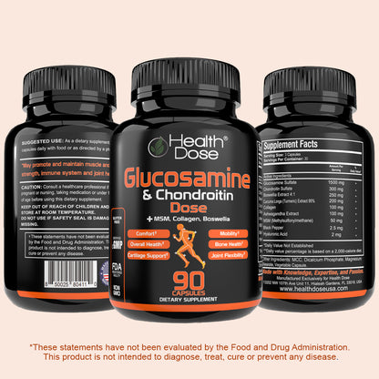 Glucosamine & Chondroitin. 90 Capsules