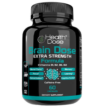 Brain Dose Premium Nootropics. 60-Count