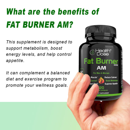 Fat Burner. AM Daytime. 120 Softgels