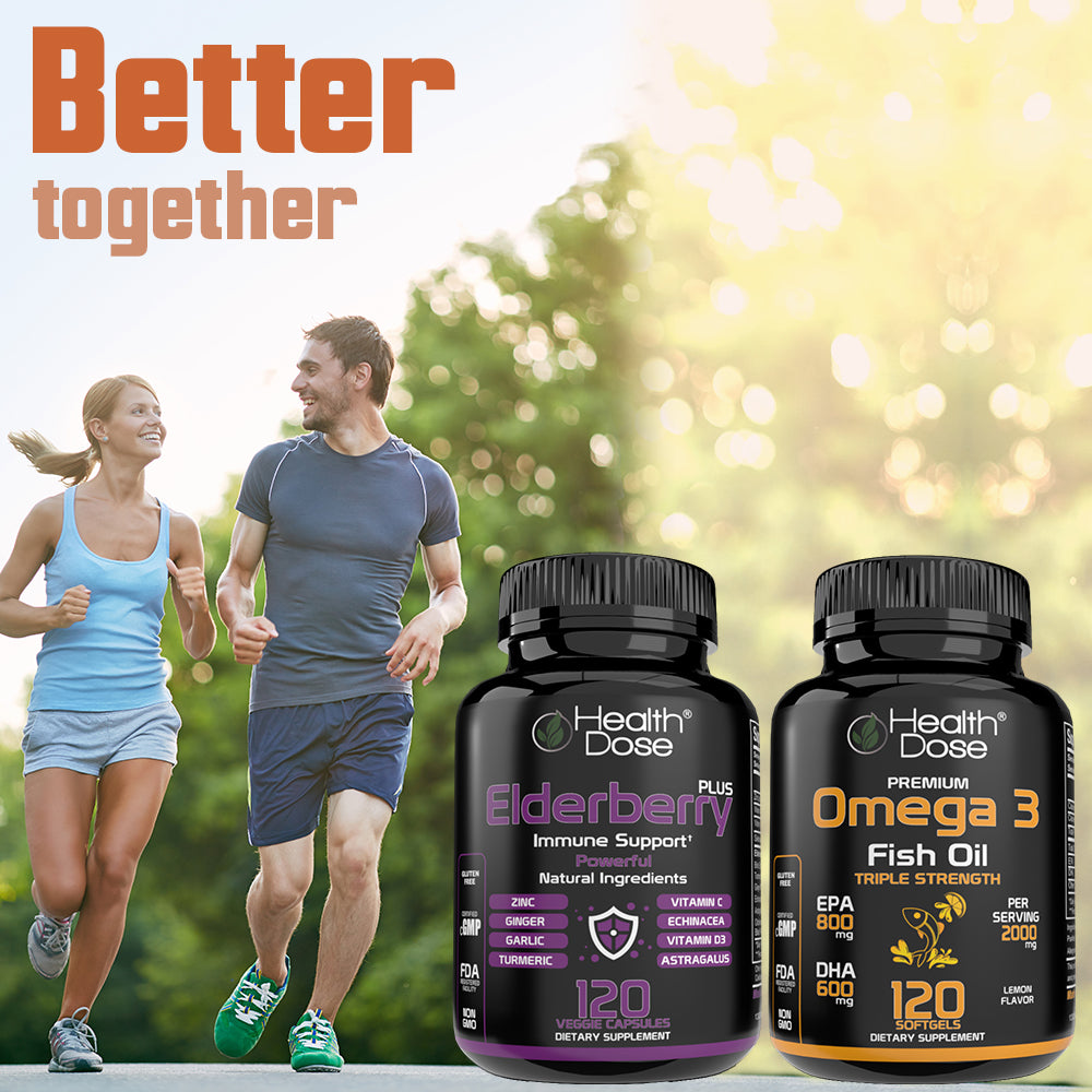 Elderberry Plus With Vitamin C & More 120 Capsules