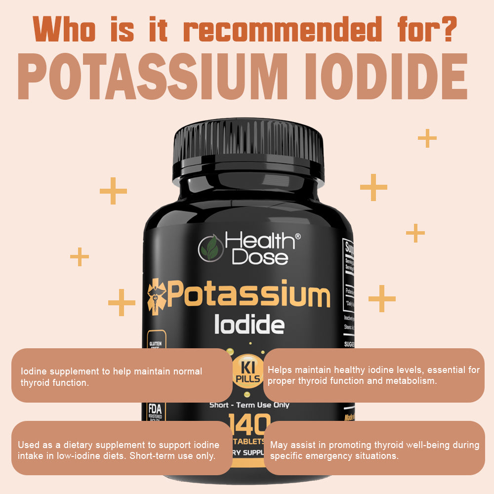 Potassium Iodide. 140 Tablets