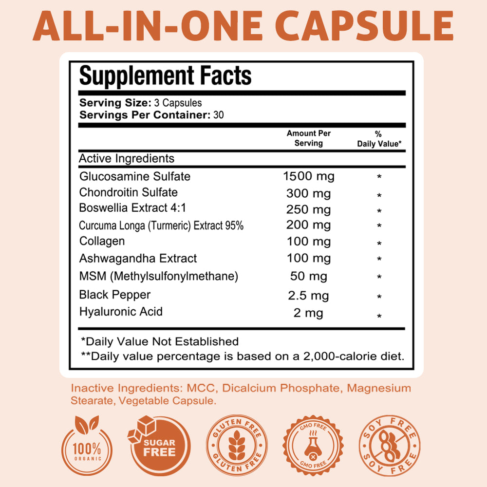 Glucosamine & Chondroitin. 90 Capsules