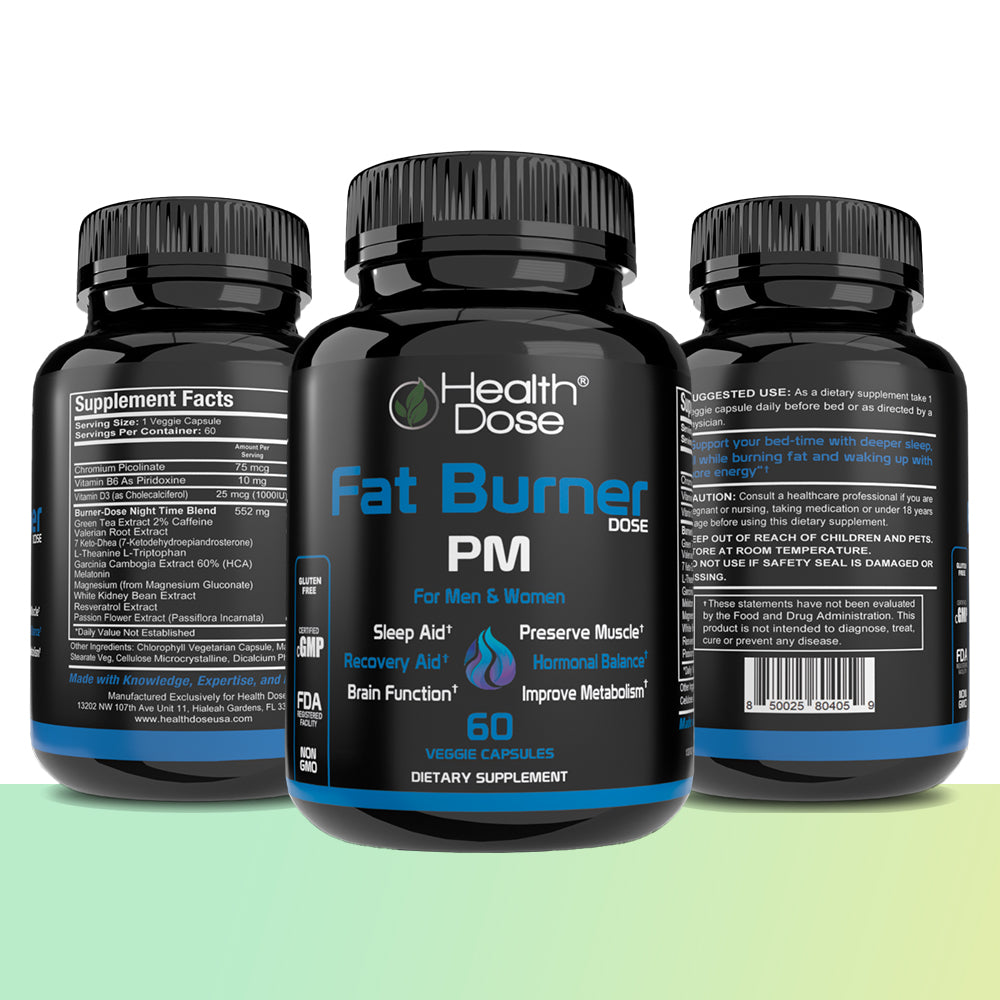 Fat Burner, PM Nighttime. 60 Softgels