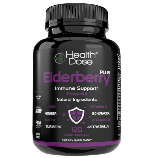 Elderberry Plus With Vitamin C & More 120 Capsules