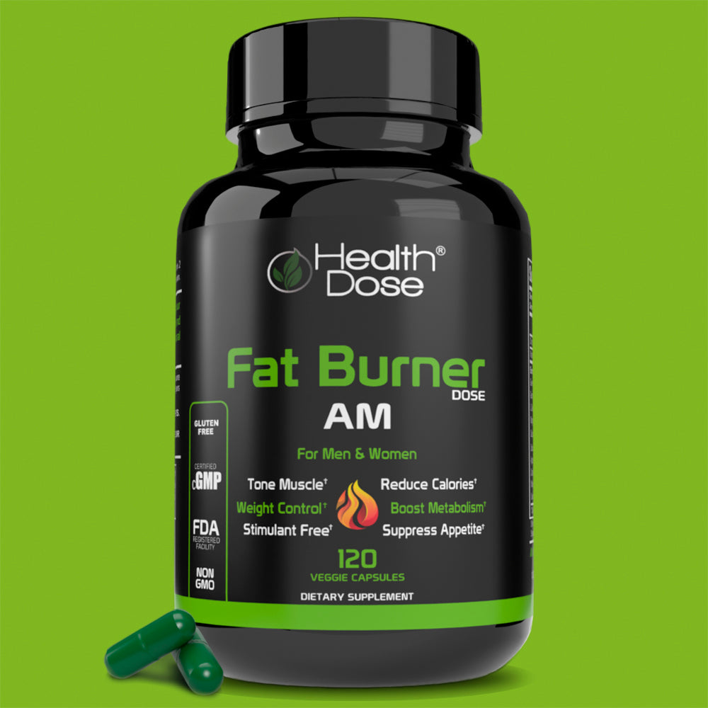 Fat Burner Kit - AM Daytime + PM Nighttime. Weigh Loss. 180 Capsules - healthdoseusa